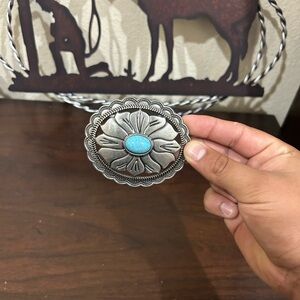 Women’s buckle turquoise